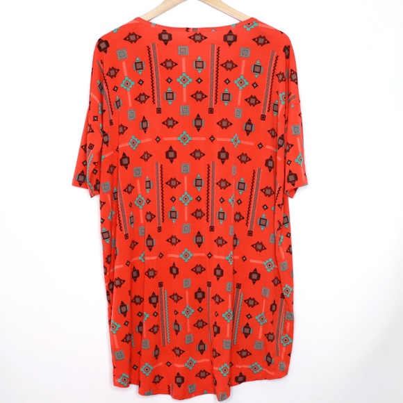 [3 for $15] LuLaRoe Irma Aztec Geometric Print Tunic Dress M - Picture 3 of 7